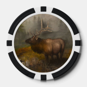 Elk Poker Chip