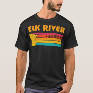 Elk River Minnesota Vintage Distressed Souvenir T-Shirt