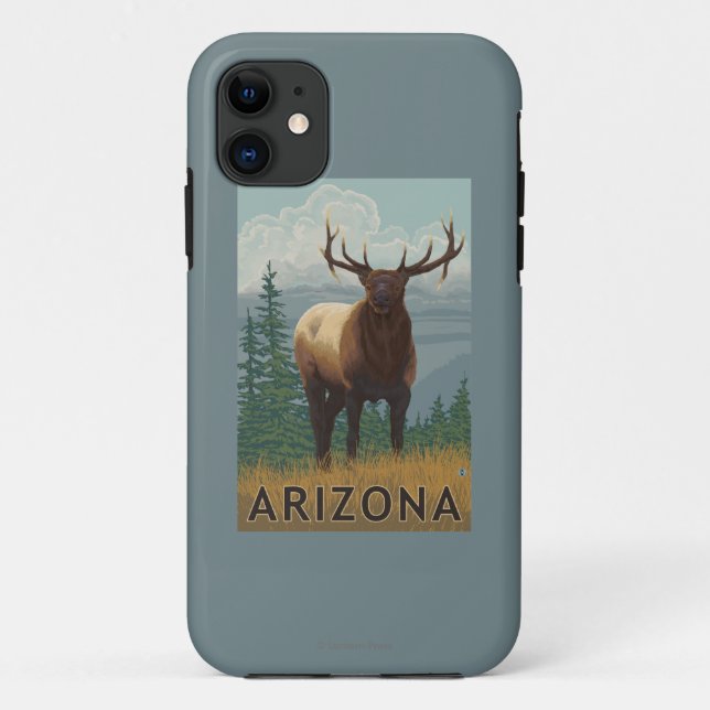 Elk SceneArizona Case-Mate iPhone Case (Back)