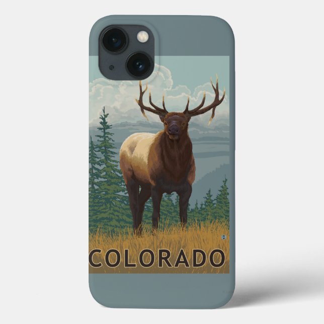 Elk SceneColorado Case-Mate iPhone Case (Back)