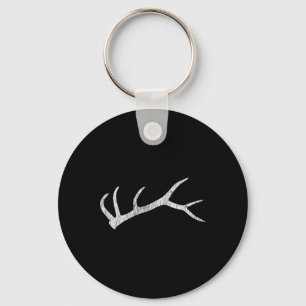 Elk Shed Rack Horn Hunting Key Ring