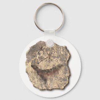 Elk stone key ring
