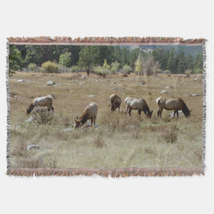 Elk throw blanket