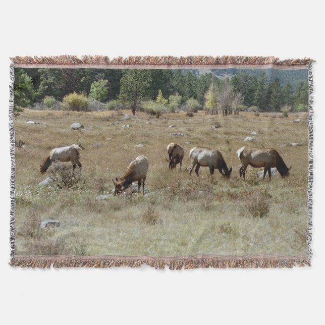 Elk throw blanket (Front)
