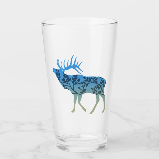 Elk Tree Glass (Front)