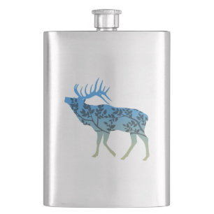 Elk Tree Hip Flask