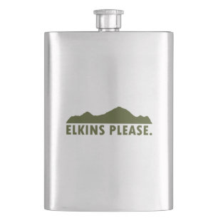 Elkins West Virginia Please Hip Flask