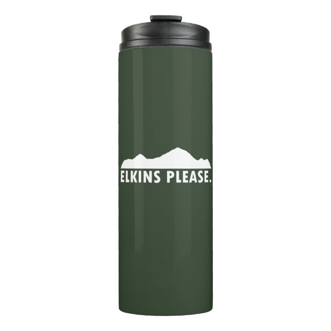 Elkins West Virginia Please Thermal Tumbler (Front)