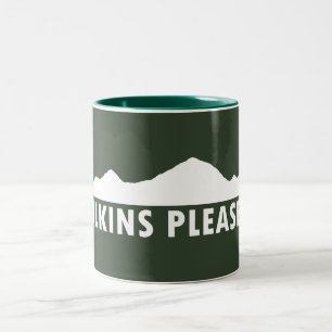 Elkins West Virginia Please Two-Tone Coffee Mug