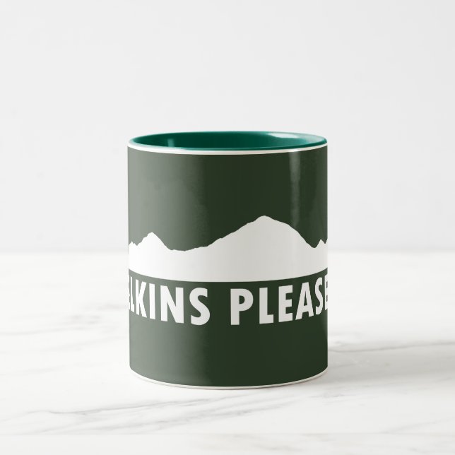 Elkins West Virginia Please Two-Tone Coffee Mug (Center)