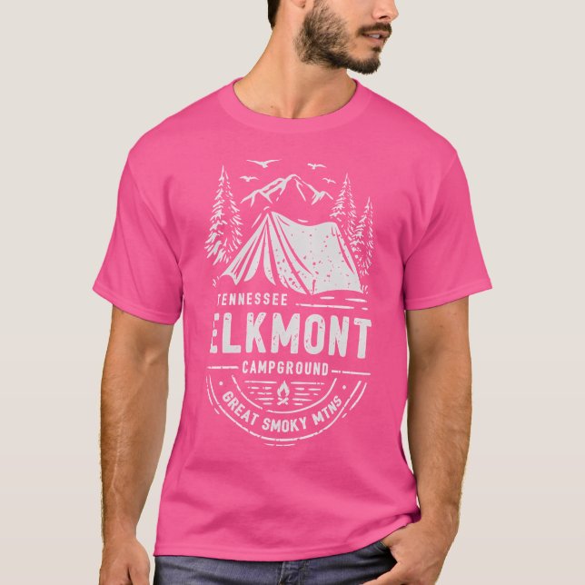 Elkmont Campground Great Smoky Mountains National  T-Shirt (Front)
