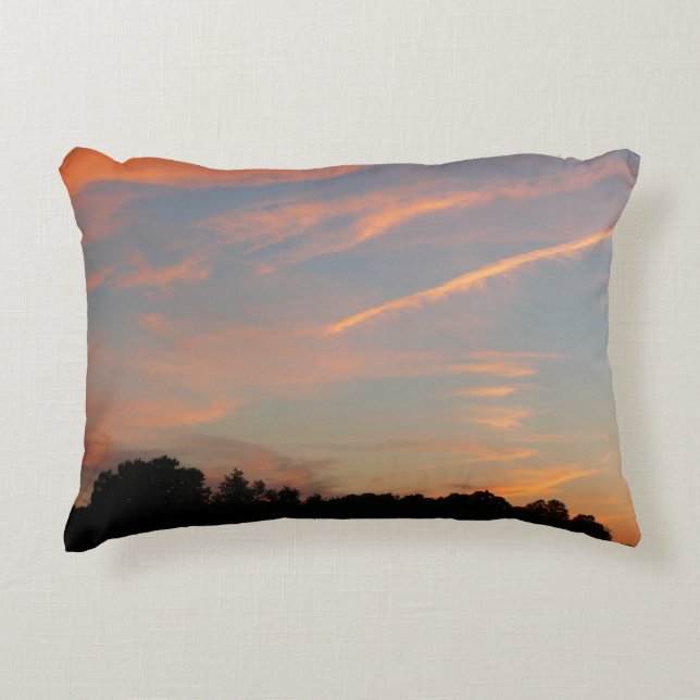 Elkridge Sunset Maryland Landscape Decorative Cushion (Front)
