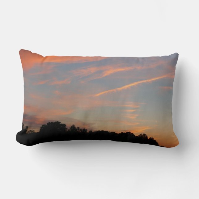 Elkridge Sunset Maryland Landscape Lumbar Cushion (Front)