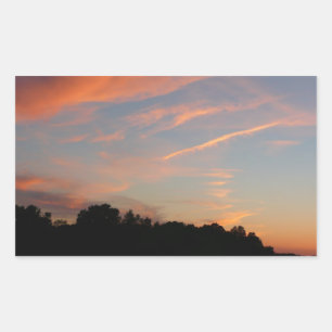 Elkridge Sunset Maryland Landscape Rectangular Sticker