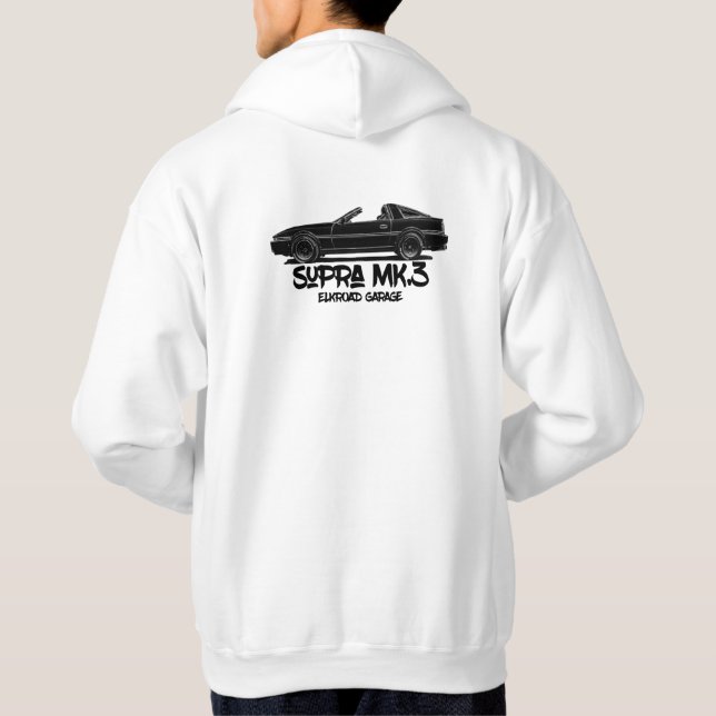 Elkroad Garage Toyota Supra Mk3 Turbo hoodie (Back)