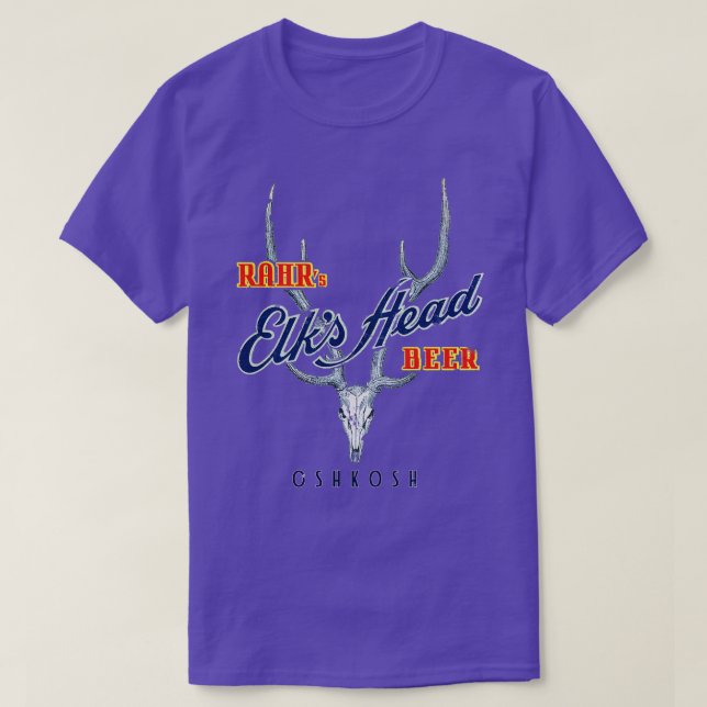 Elks Head Beer T-Shirt (Design Front)