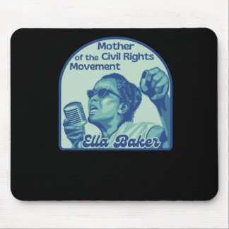 Ella Baker Portrait - Mother Of The Civil Rights M Mouse Mat