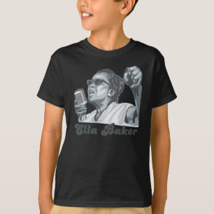 Ella Baker Portrait Sticker T-Shirt