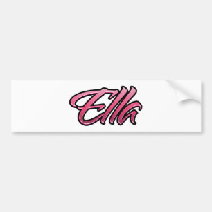 Ella faded pink Aufkleber Sticker