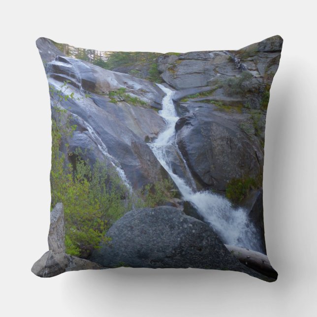 Ella Falls at Sequoia National Park Cushion (Front)