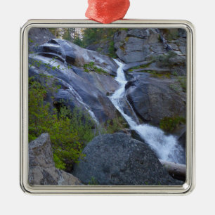 Ella Falls at Sequoia National Park Metal Tree Decoration