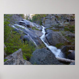Ella Falls at Sequoia National Park Poster