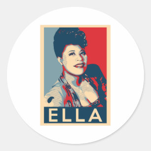 Ella Fitzgerald Classic Round Sticker