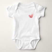Ella Heart Baby Bodysuit 