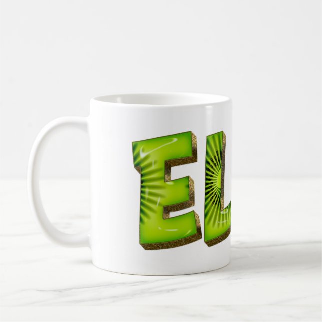 Ella Name Kiwi Style Tasse Coffee Mug (Left)