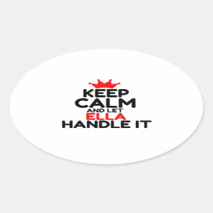 ELLA OVAL STICKER