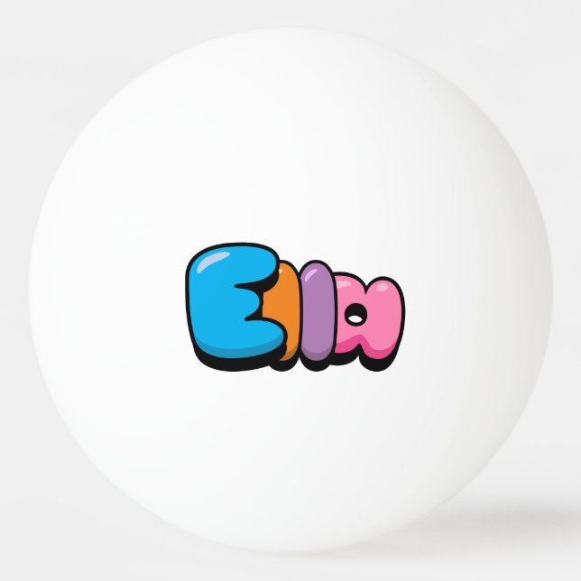 Ella Ping Pong Ball (Front)