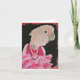 Ella Pretty in Pink note card