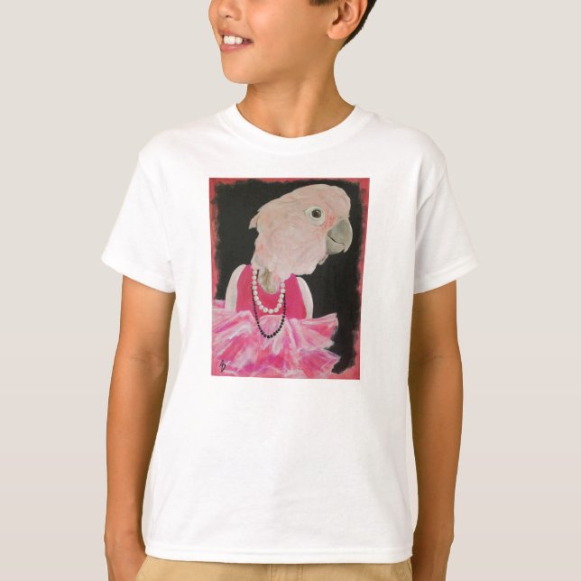 Ella Pretty in Pink tee - Customised (Front)