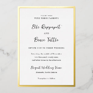Elle Simple Modern Wedding