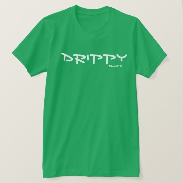 Elleki Drippy #2 (White) T-Shirt (Design Front)