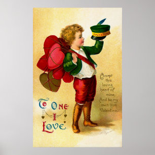 Ellen H. Clapsaddle: Accept this loving Heart Poster