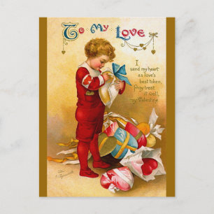 Ellen H. Clapsaddle: I send my Heart Postcard