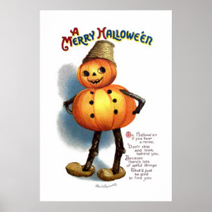 Ellen H. Clapsaddle: Pumpkin Boy Poster