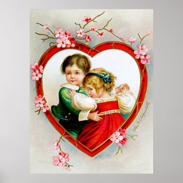 Ellen H. Clapsaddle: Secret in my Heart Poster (Front)
