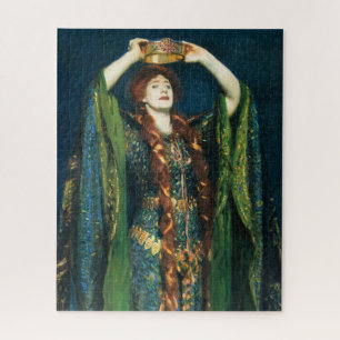 Ellen Terry as Lady Macbeth by John Singer Sargent Jigsaw Puzzle