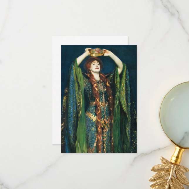 Ellen Terry as Lady Macbeth by John Singer Sargent Thank You Card (Front/Back In Situ)