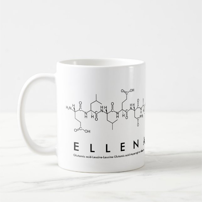 Ellena peptide name mug (Left)
