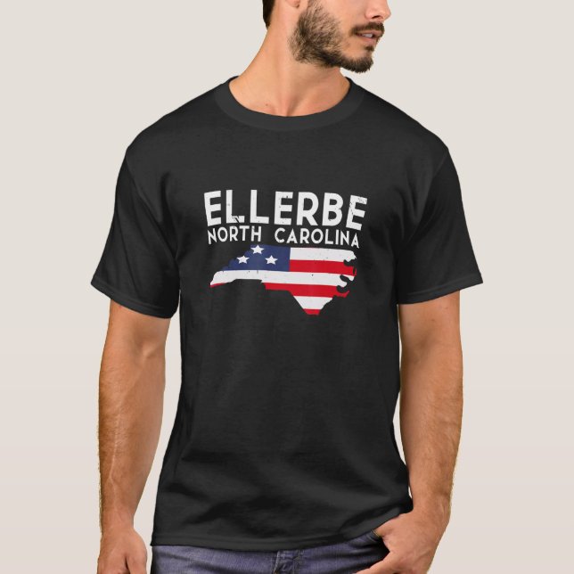 Ellerbe North Carolina USA State America Travel T-Shirt (Front)