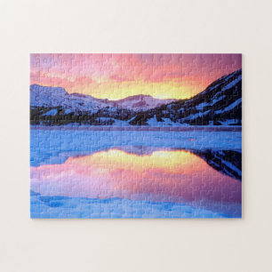 Ellery Lake at Sunset Jigsaw Puzzle