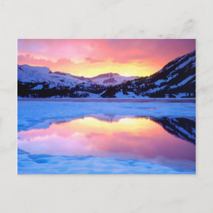 Ellery Lake at Sunset Postcard