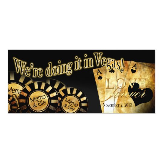 Elle's Vegas Wedding (contact me to personalise) Card