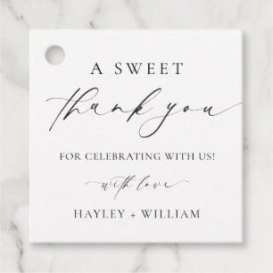 Ellesmere A Sweet Thank You Favour Tags