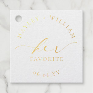 Ellesmere Her Favourite Favour Tags