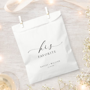 Ellesmere His Favourite Favour Bags