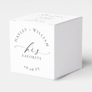 Ellesmere His Favourite Favour Box